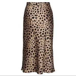 Leopard print skirt